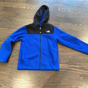 The North Face Kids Royal Blue and Black Hoodie